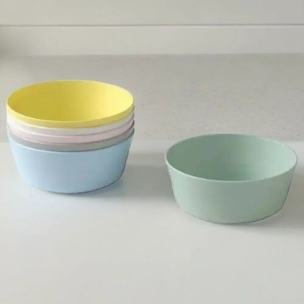 IKEA KALAS Kids Colorful Mixed Bowl Set 6 Pack Stackable New Sealed